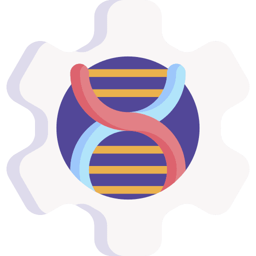 Genetic engineering dna education genetic engineering icon