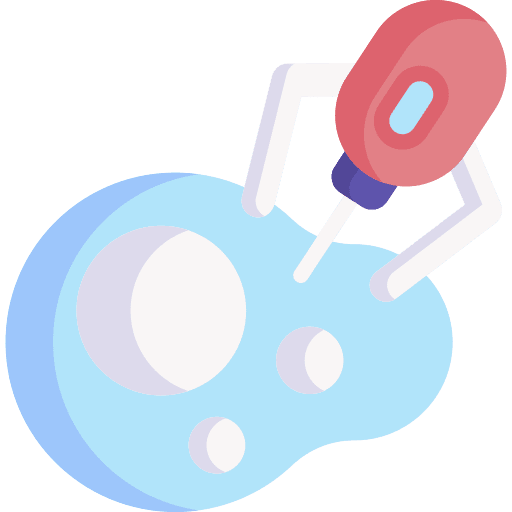 Nanomedicine nanomedicine robot cell icon