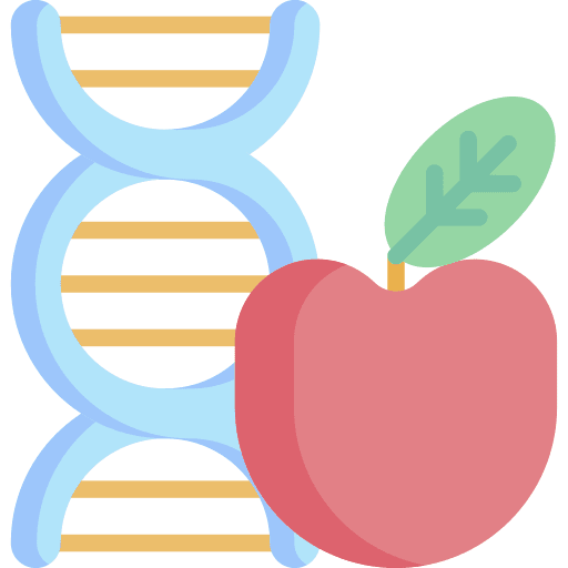 Transgenic biological apple transgenic icon
