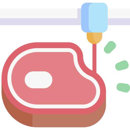 3d printer food 3d printer steak icon