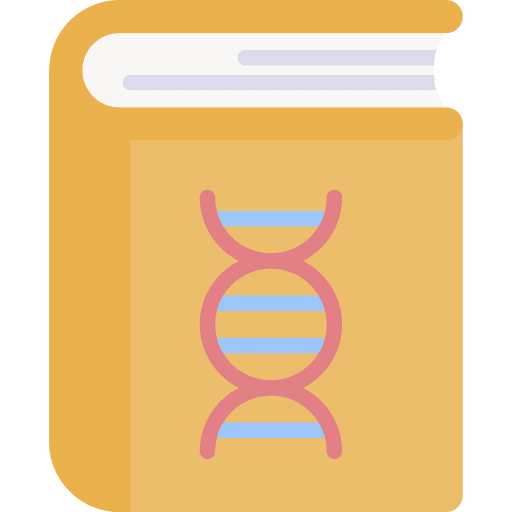Book chemistry lab dna icon