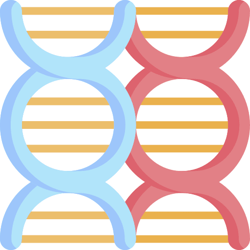 Genetics education genetical dna structure icon