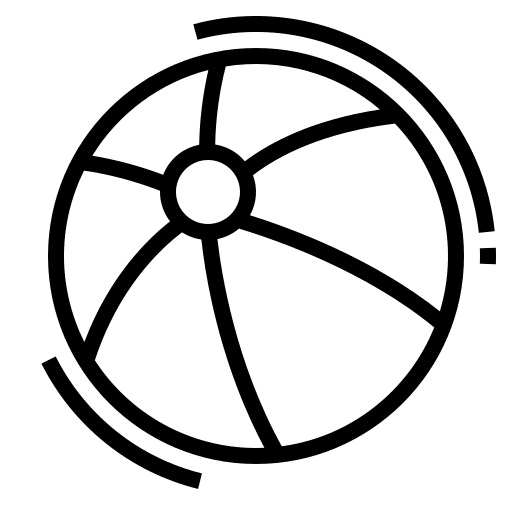 Beach ball holidays toy children icon