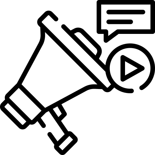 Campaign seo megaphone advertising icon