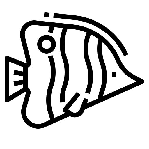 Fish sea ocean animal icon