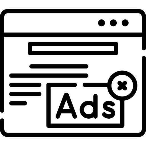 Ads marketing announcement spam icon