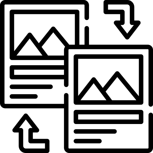 Duplicate clone copy website icon