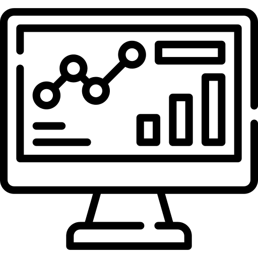 Monitoring development screen monitor icon