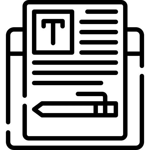 Copywriting copywriting text content icon