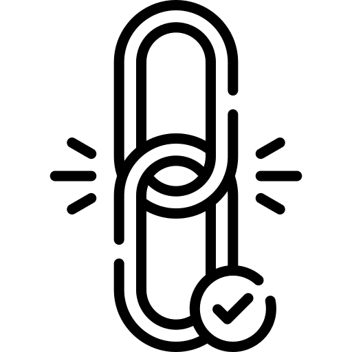 Link interface link connection icon