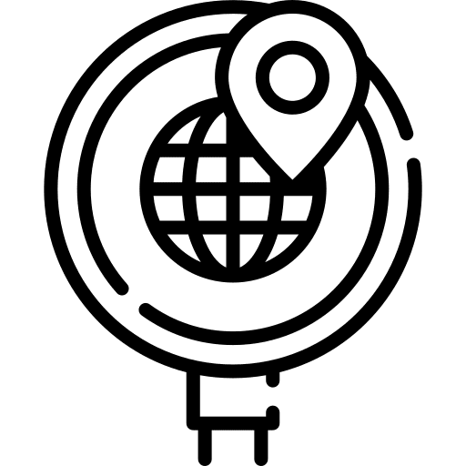 Local seo local seo and web icon