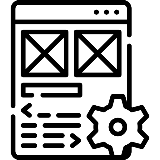 Web development category web ui icon