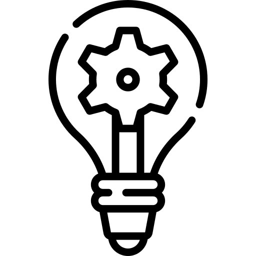 Solution invention gear connection icon