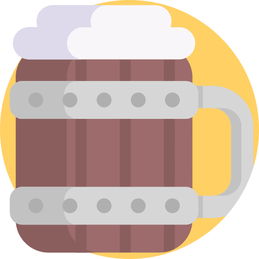 Beer wooden pub beer icon