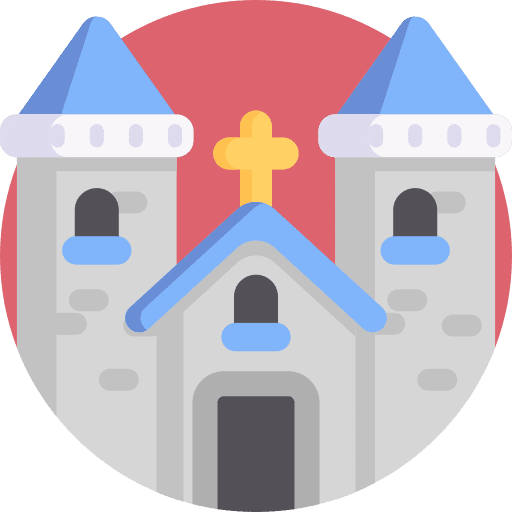 Church religion church building icon