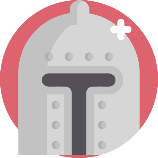 Helmet miscellaneous helmet knight icon