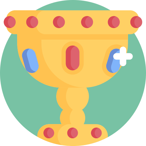 Holy grial cup goblet holy grial icon