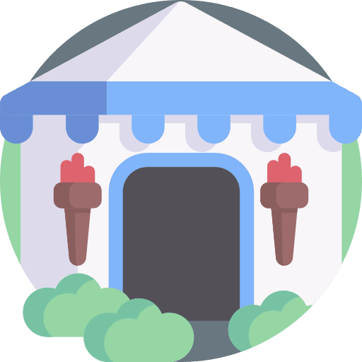 Tent cultures architecture and city camping icon