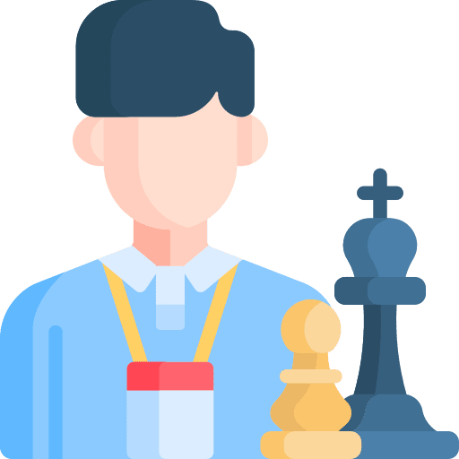 Chess player chess player strategy avatar icon