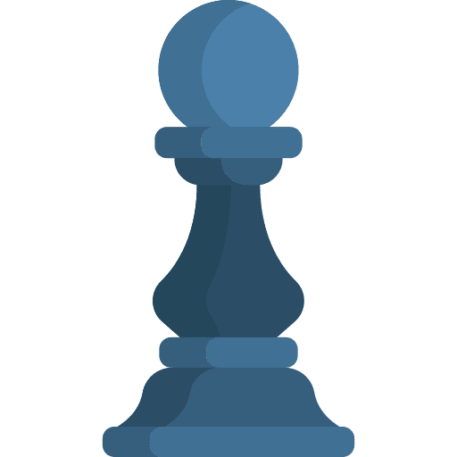 Pawn plan board game strategy icon