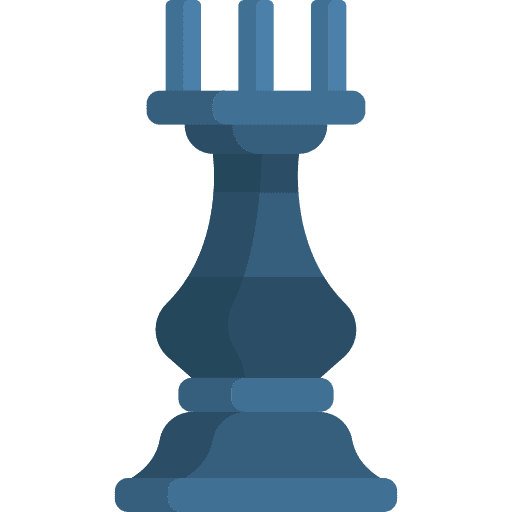 Rook pieces chess rook icon