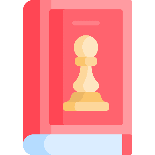Chess book manual game icon