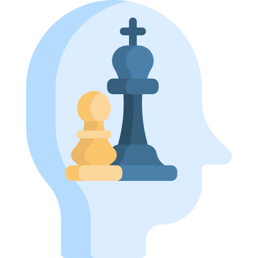 Chess head chess entertainment icon