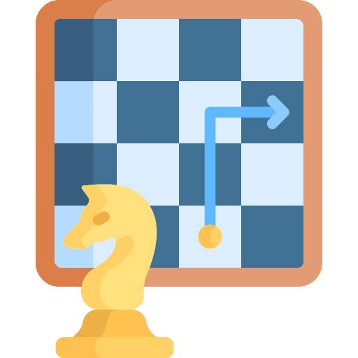 Knight sport knight movement icon