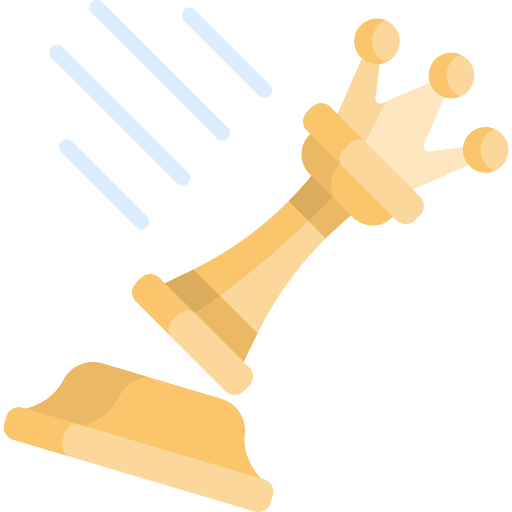 Queen sport chess fall icon