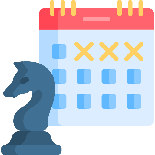 Calendar date calendar icons chess icon