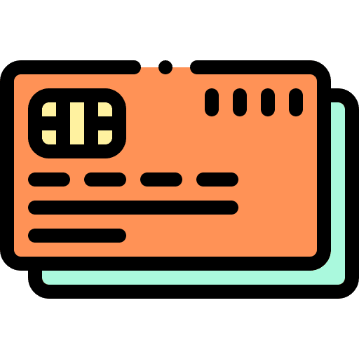 Credit card business and finance money card money icon