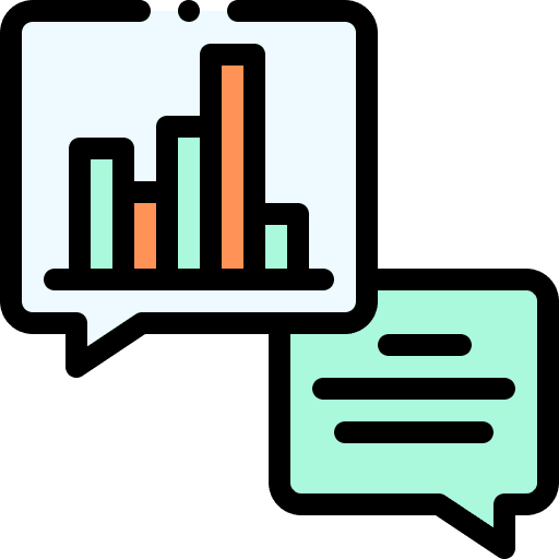 Trading exchange market analysis market icon