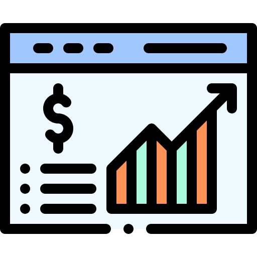 Data analytics data analytics bar chart business icon