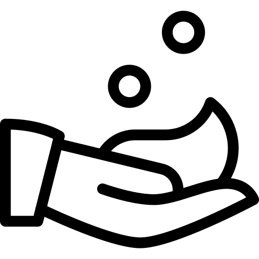 Foam foam hair care lotion icon