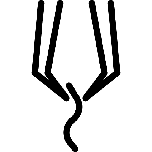 Tweezer beauty barber commerce icon