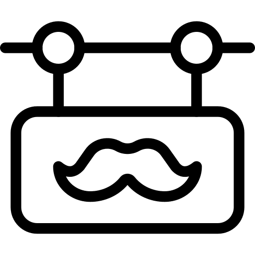 Barber signal barbershop barber icon