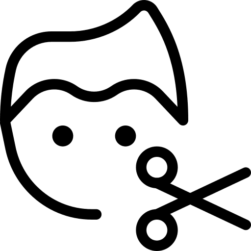 Haircut beauty salon barbershop salon icon