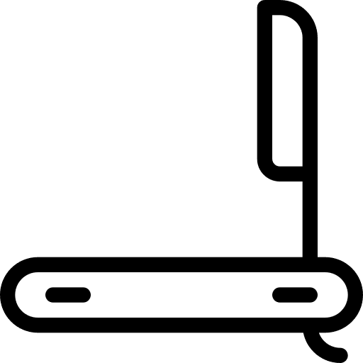 Shaving razor clean hygiene barber icon