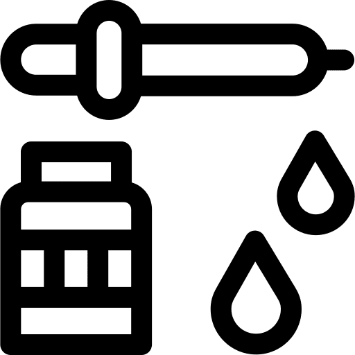 Dropper vision dosage dropper icon