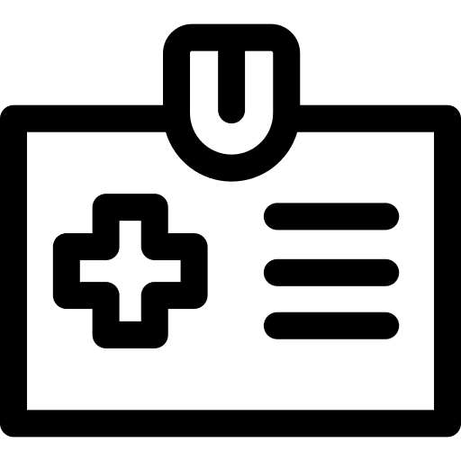 Id id nurse healthcare and medical icon