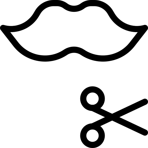 Trim beauty masculine grooming icon