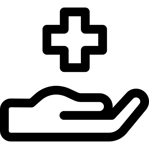 Medicine medical assistance healthcare and medical care icon