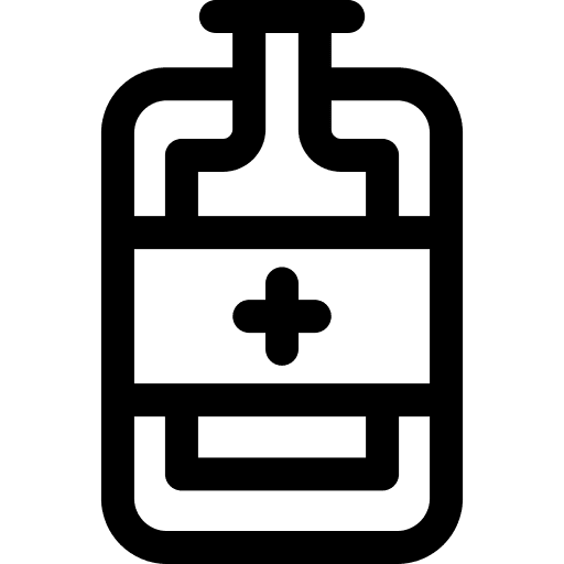 Blood bag transfusion blood donation blood bag icon