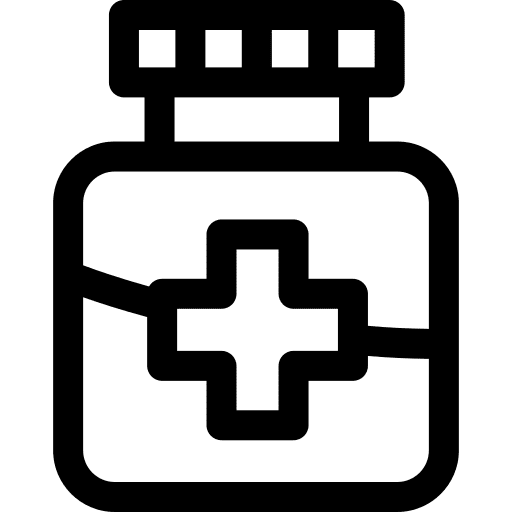 Medicament bottle medicament healthcare and medical icon