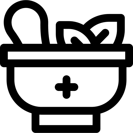 Medicine leaves herbal healthcare and medical icon