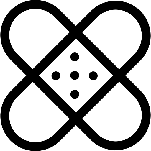 Plaster healing plaster wound icon