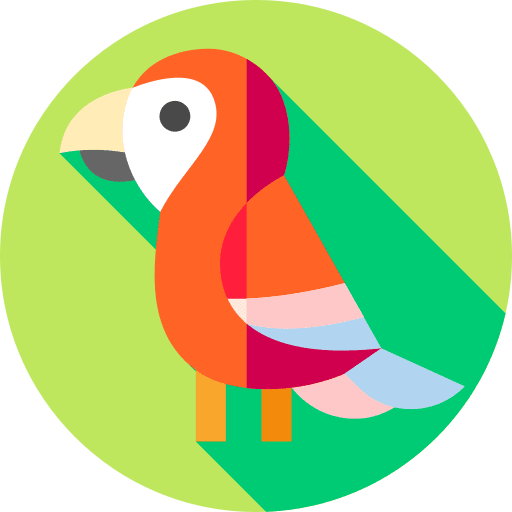 Macaw zoo macaw bird icon