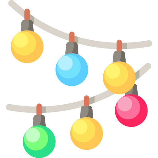 Garlands birthday birthday and party garlands icon