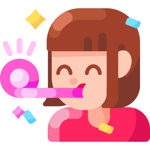 Party blower swirl party party blower icon