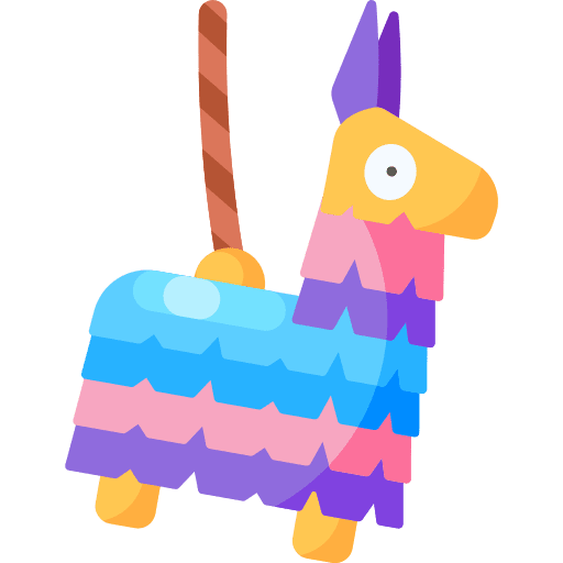 Piñata piñata birthday and party donkey icon